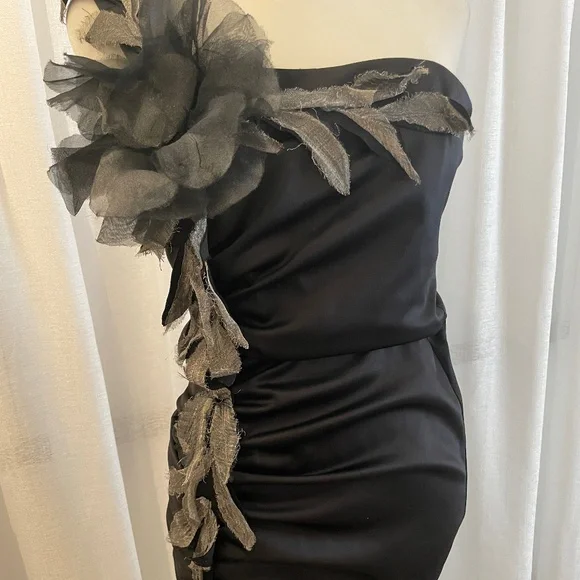 Faviana | Dresses | Faviana Feather Cocktail Dress